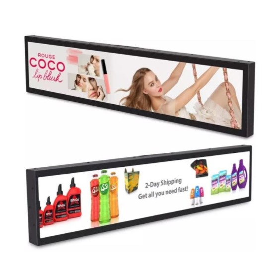 19 Inch Android Stretched LCD Bar Screen